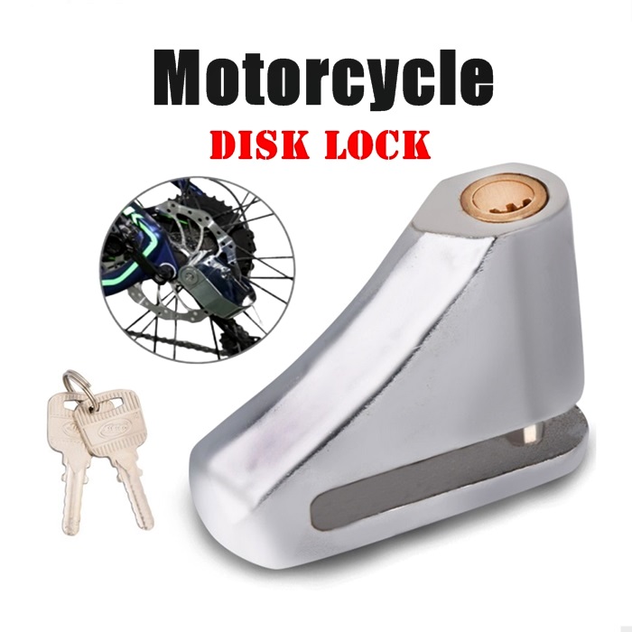 Buy Motorcycle Stainless Steel Disk Lock car accessories pet